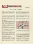 CPA Client Bulletin, October 1984