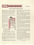 CPA Client Bulletin, November 1984