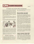 CPA Client Bulletin, June 1985
