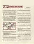 CPA Client Bulletin, September 1985
