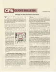 CPA Client Bulletin, December 1985