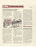 CPA Client Bulletin, July 1986