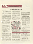 CPA Client Bulletin, October 1986