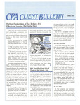 CPA Client Bulletin, April 1987