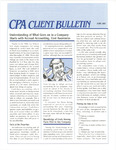 CPA Client Bulletin, June 1987 by American Institute of Certified Public Accountants (AICPA)