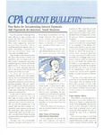 CPA Client Bulletin, September 1987 by American Institute of Certified Public Accountants (AICPA)