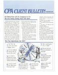 CPA Client Bulletin, December 1987 by American Institute of Certified Public Accountants (AICPA)