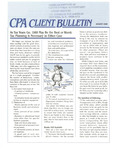 CPA Client Bulletin, August 1988 by American Institute of Certified Public Accountants (AICPA)