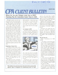 CPA Client Bulletin, August 1989 by American Institute of Certified Public Accountants (AICPA)