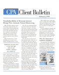 CPA Client Bulletin, February 1990 by American Institute of Certified Public Accountants (AICPA)