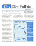 CPA Client Bulletin, March 1990 by American Institute of Certified Public Accountants (AICPA)