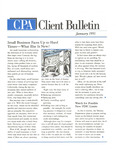CPA Client Bulletin, January 1991