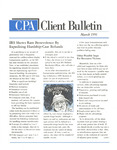CPA Client Bulletin, March 1991