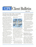 CPA Client Bulletin, July 1991