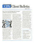 CPA Client Bulletin, April 1992
