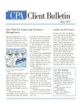 CPA Client Bulletin, May 1992