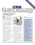 CPA Client Bulletin, August 1992