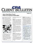 CPA Client Bulletin, February 1994