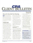 CPA Client Bulletin, November 1996 by American Institute of Certified Public Accountants (AICPA)