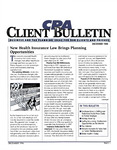 CPA Client Bulletin, December 1996 by American Institute of Certified Public Accountants (AICPA)