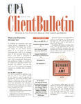 CPA Client Bulletin, March 1998
