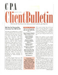 CPA Client Bulletin, August 1998