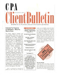 CPA Client Bulletin, December 1998