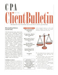CPA Client Bulletin, May 2001