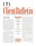 CPA Client Bulletin, June 2001