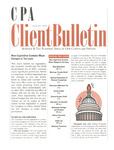 CPA Client Bulletin, August 2001