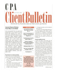 CPA Client Bulletin, October 2001