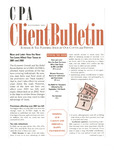 CPA Client Bulletin, November 2001
