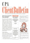 CPA Client Bulletin, January 2003 by American Institute of Certified Public Accountants (AICPA)
