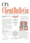CPA Client Bulletin, April 2003 by American Institute of Certified Public Accountants (AICPA)