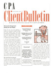 CPA Client Bulletin, September 2003 by American Institute of Certified Public Accountants (AICPA)