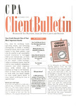 CPA Client Bulletin, October 2003 by American Institute of Certified Public Accountants (AICPA)