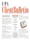 CPA Client Bulletin, January 2004 by American Institute of Certified Public Accountants (AICPA)