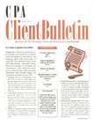 CPA Client Bulletin, July 2004 by American Institute of Certified Public Accountants (AICPA)