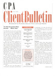 CPA Client Bulletin, July 2005 by American Institute of Certified Public Accountants (AICPA)
