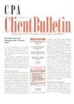 CPA Client Bulletin, October 2005