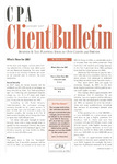 CPA Client Bulletin, January 2007