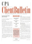 CPA Client Bulletin, February 2007 by American Institute of Certified Public Accountants (AICPA)