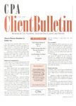 CPA Client Bulletin, April 2007 by American Institute of Certified Public Accountants (AICPA)