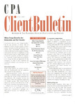 CPA Client Bulletin, June 2007 by American Institute of Certified Public Accountants (AICPA)