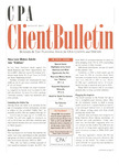 CPA Client Bulletin, August 2007 by American Institute of Certified Public Accountants (AICPA)