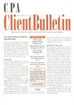 CPA Client Bulletin, September 2007 by American Institute of Certified Public Accountants (AICPA)