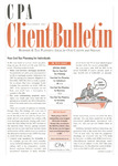 CPA Client Bulletin, December 2007 by American Institute of Certified Public Accountants (AICPA)