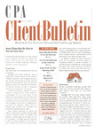 CPA Client Bulletin, July 2008