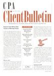 CPA Client Bulletin, August 2008 by American Institute of Certified Public Accountants (AICPA)