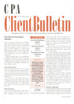 CPA Client Bulletin, December 2008 by American Institute of Certified Public Accountants (AICPA)